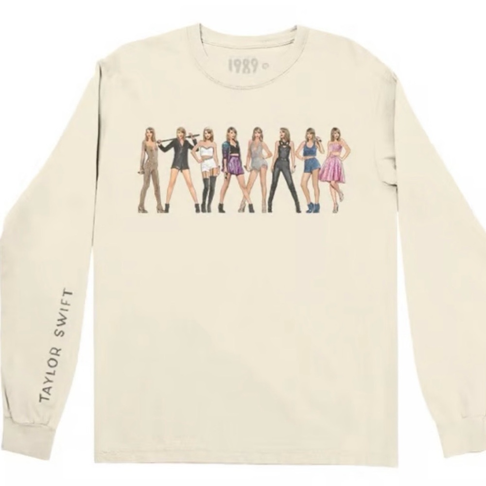 Taylor Swift 1989 (Taylor’s Version) Eras Graphic Tee in Cream size Small
